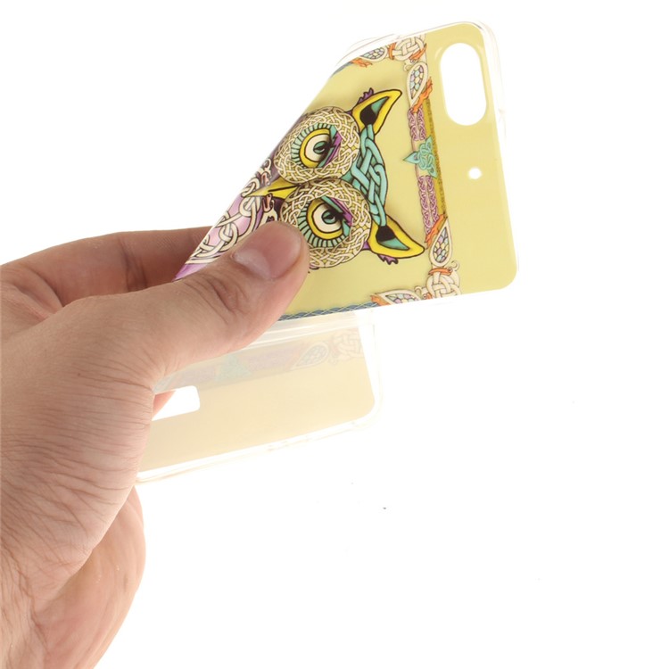 IMD Soft TPU Gel Phone Shell Cover for Huawei Honor 4C - Adorable Owl-6