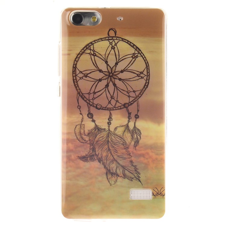 IMD Soft TPU Gel Phone Back Case for Huawei Honor 4C - Dream Catcher-1