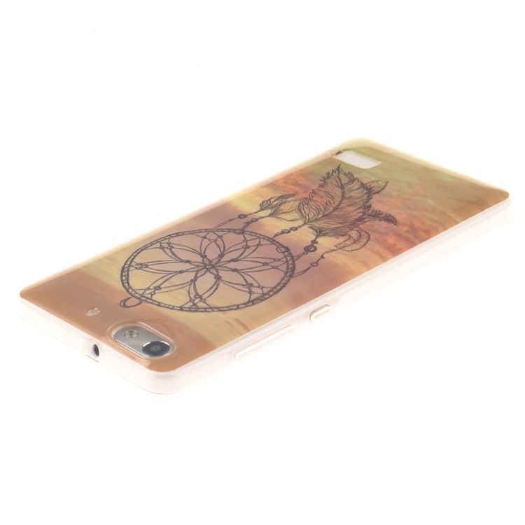 IMD Soft TPU Gel Phone Back Case for Huawei Honor 4C - Dream Catcher-4