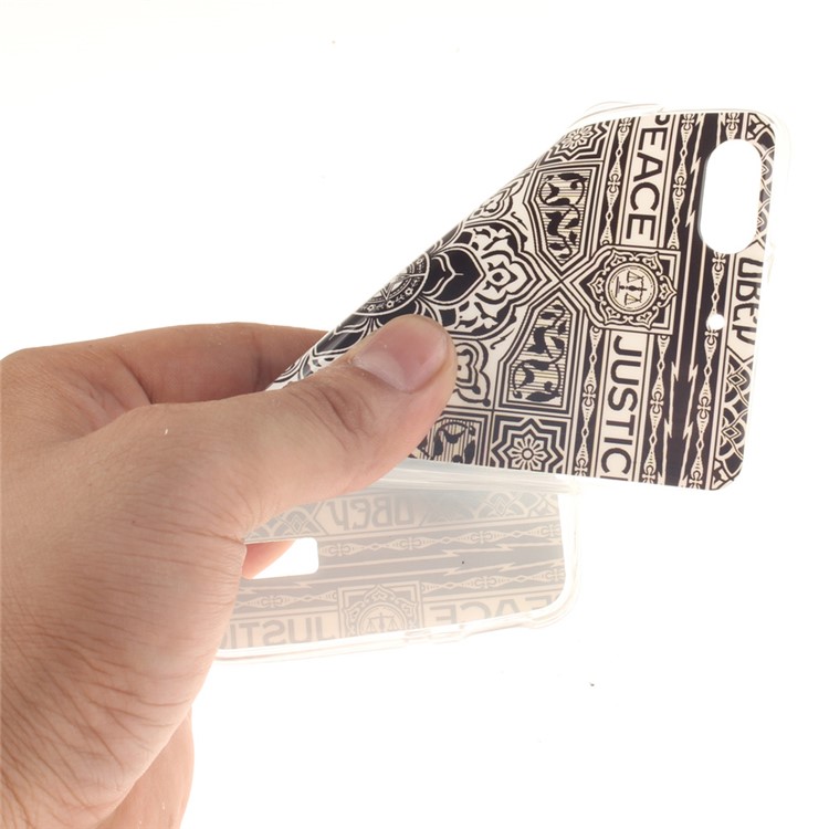 IMD Soft TPU Gel Protective Case for Huawei Honor 4C - Retro Floral Pattern-6