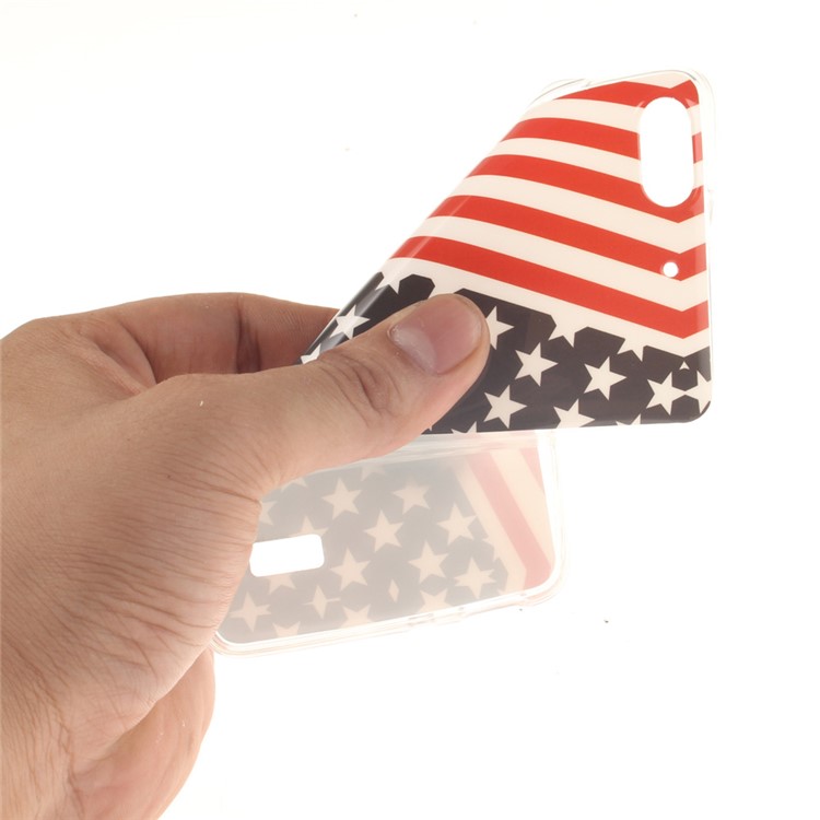 IMD Soft TPU Gel Protective Cover for Huawei Honor 4C - American Flag-6