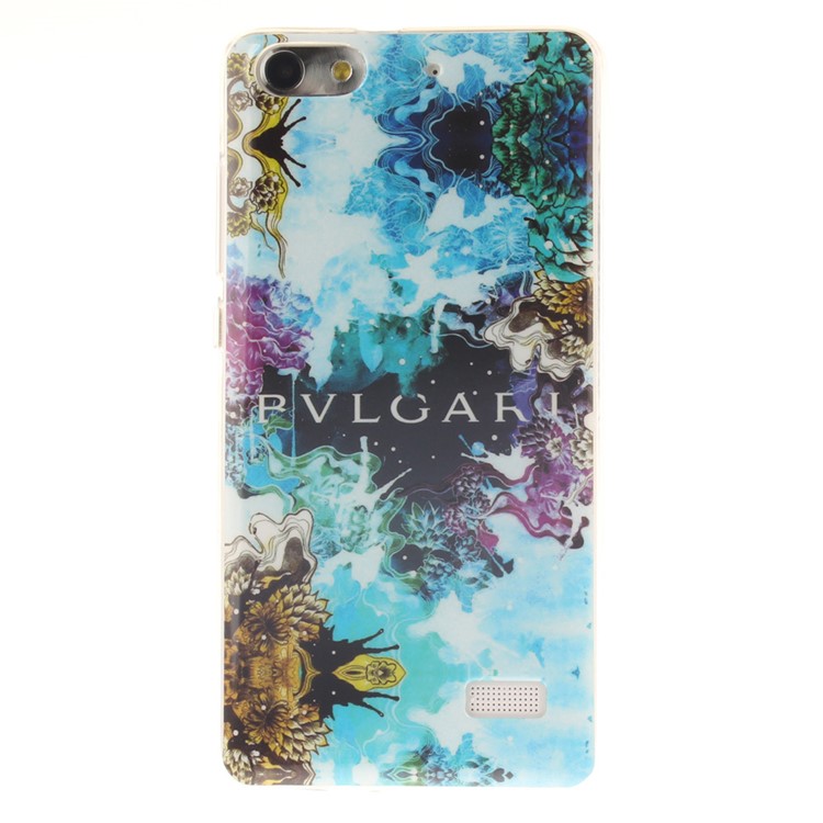 IMD Soft TPU Gel Phone Protective Case for Huawei Honor 4C - Abstract Painting-1