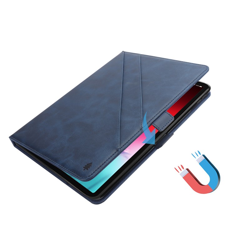 Flip Card Steckplätze Stehen Ledertasche Für Huawei Mediapad M5 8 (8,4-Zoll) - Blau-2