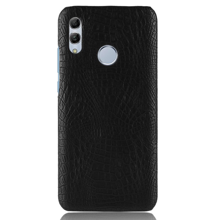 Crocodile Texture PU Leather Coated PC Protection Shell for Honor 10 Lite - Black-2