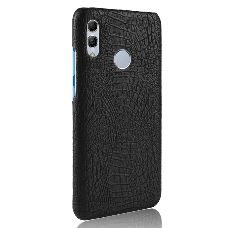 Crocodile Texture PU Leather Coated PC Protection Shell for Honor 10 Lite - Black-3