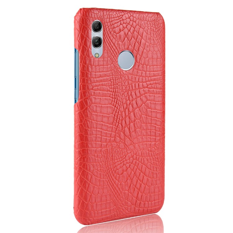 Crocodile Texture PU Leather Coated PC Protection Case for Honor 10 Lite - Red-3