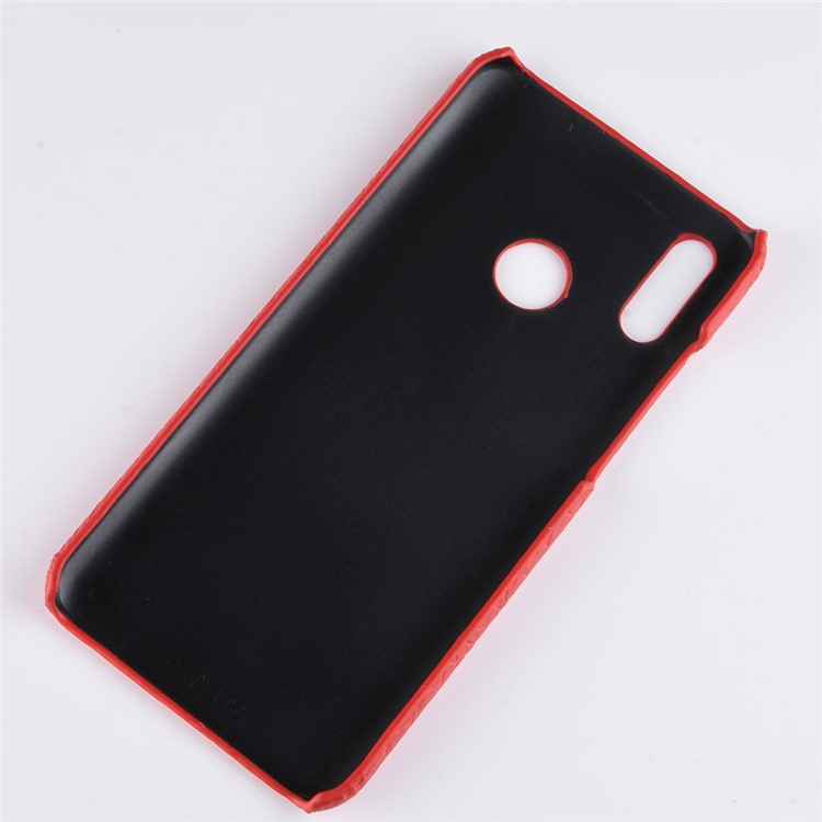 Crocodile Texture PU Leather Coated PC Protection Case for Honor 10 Lite - Red-5