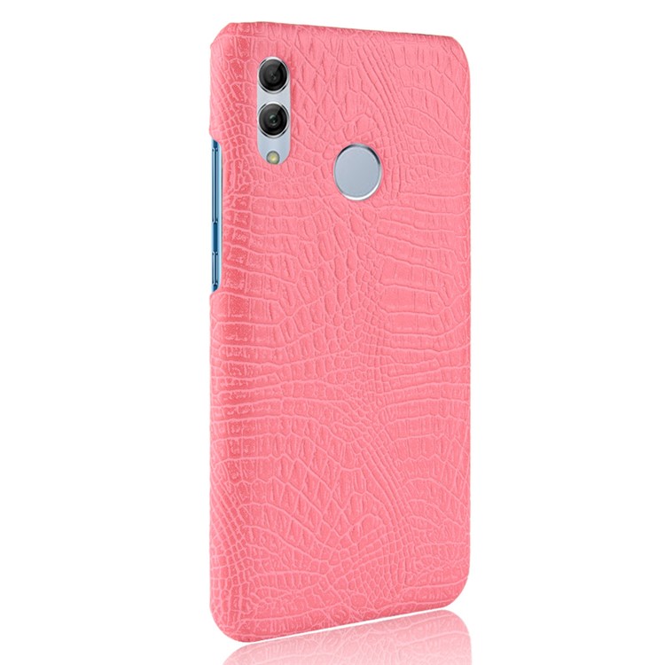 Crocodile Texture PU Leather Coated PC Protection Casing for Honor 10 Lite - Pink-3
