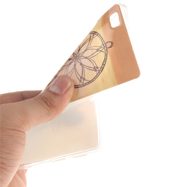 Soft IMD TPU Back Case for Huawei Ascend P8 Lite - Dream Catcher-5