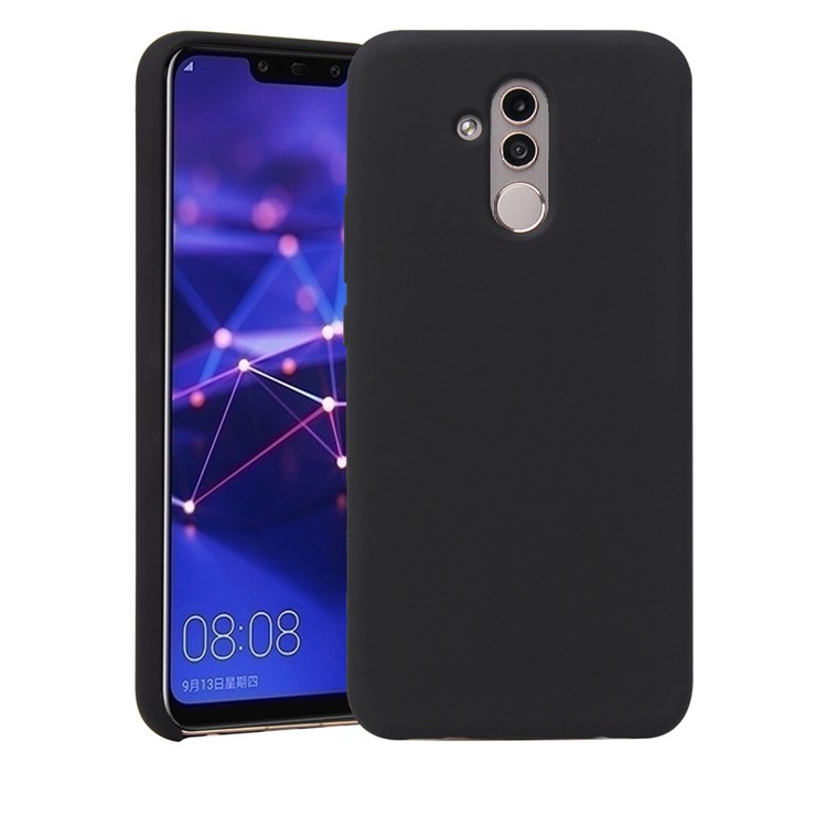 HOWMAK Rubberized Silky TPU Cell Phone Cover for Huawei Mate 20 Lite / Maimang 7 - Black-1