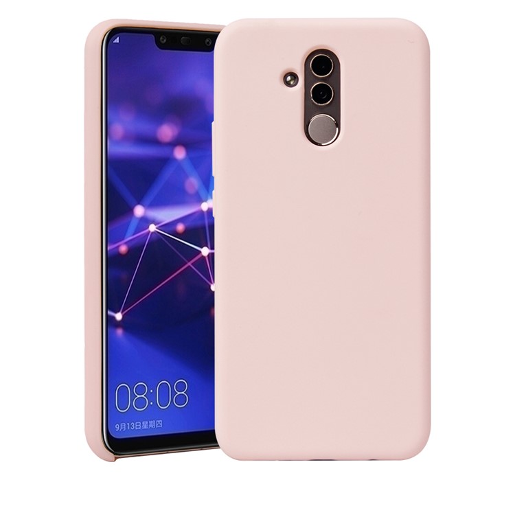 HOWMAK Rubberized Silky TPU Cell Phone Shell for Huawei Mate 20 Lite / Maimang 7 - Pink-1