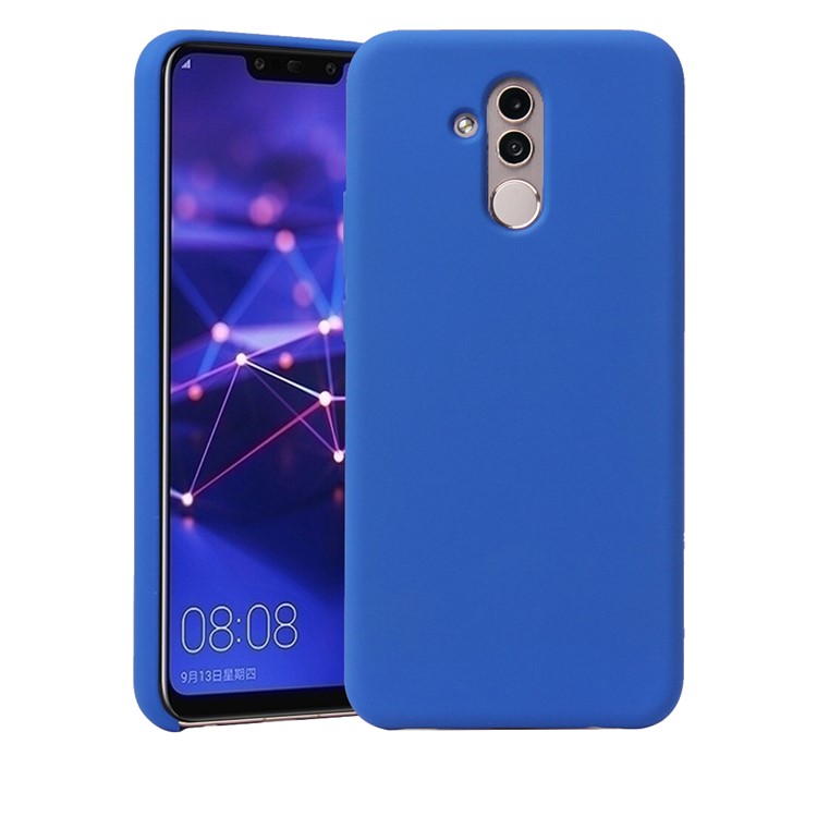 HOWMAK Rubberized Silky TPU Mobile Phone Casing for Huawei Mate 20 Lite / Maimang 7 - Baby Blue-1