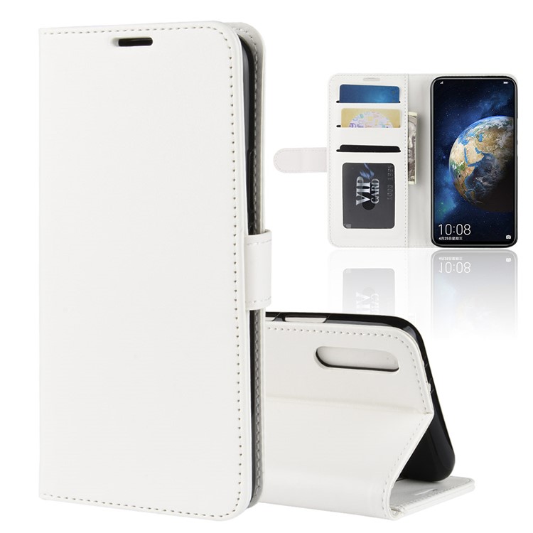 Crazy Horse PU Leather Flip Cover for Huawei Honor Magic 2 - White-1