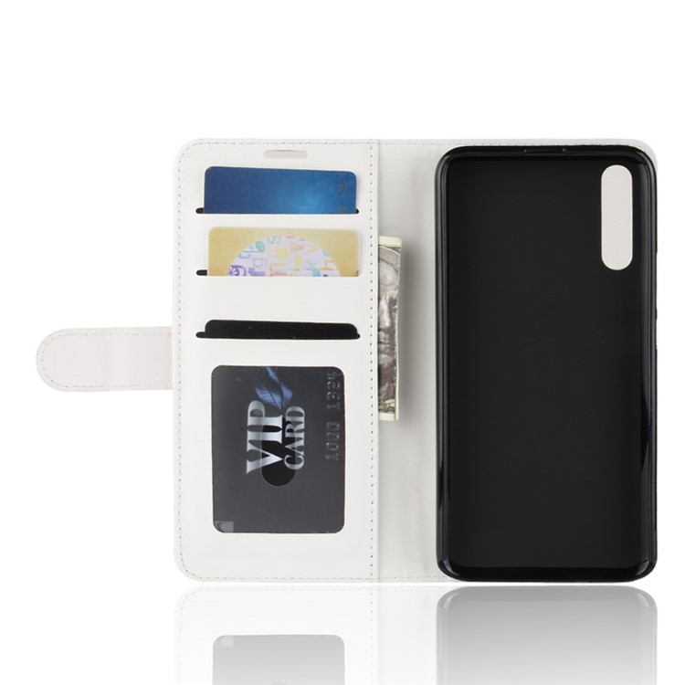 Crazy Horse PU Leather Flip Cover for Huawei Honor Magic 2 - White-4