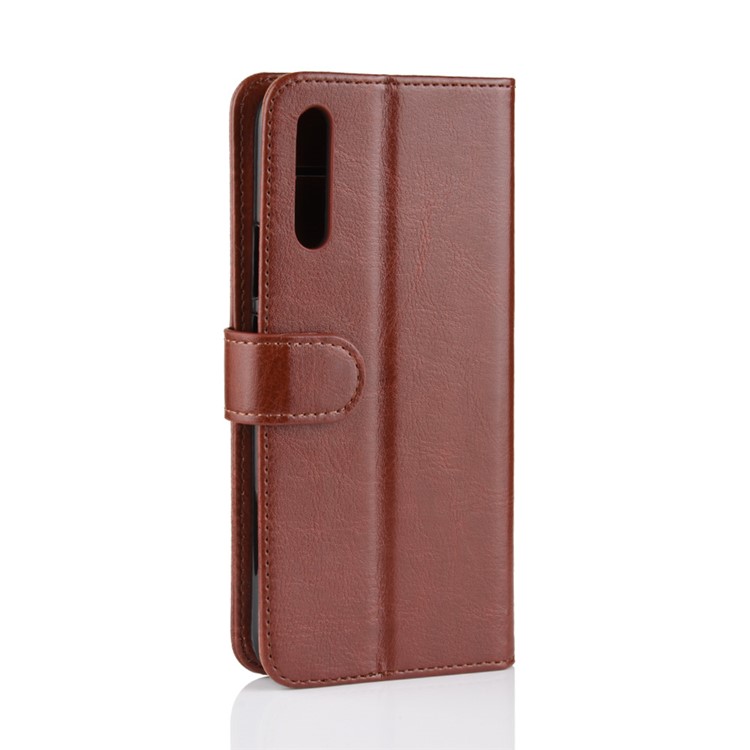 Crazy Horse Texture PU Leather Flip Casing for Huawei Honor Magic 2 - Brown-5