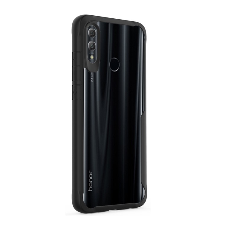 Shock Absorption PC + TPU Hybrid Cell Phone Case for Huawei Honor 10 Lite - Black-2