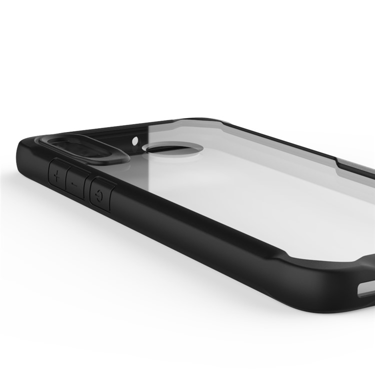Shock Absorption PC + TPU Hybrid Cell Phone Case for Huawei Honor 10 Lite - Black-3