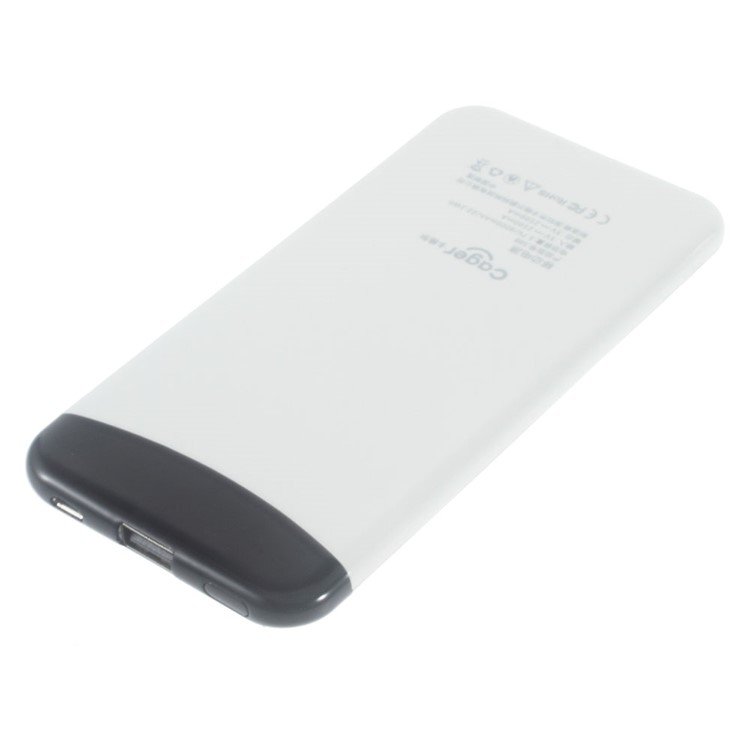 CAGER S88 6000mAh External Power Bank for iPhone iPad Samsung LG - White-4
