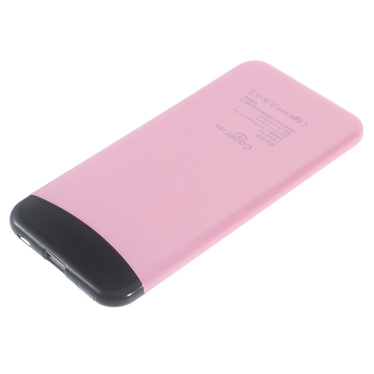 CAGER S88 6000mAh Battery Charger Power Bank for iPhone iPad Samsung LG - Pink-4
