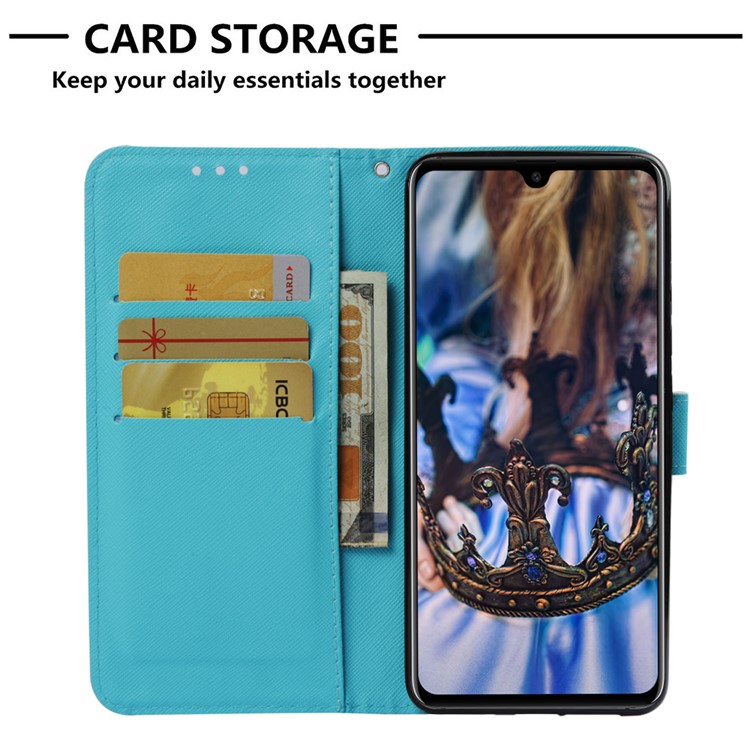 Light Spot Decor Pattern Printing PU Leather Case for Huawei Mate 20 - Butterflies-6
