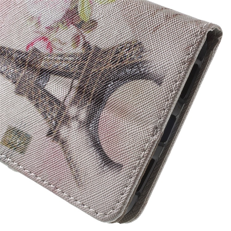 Leather Wallet Stand Shell for Huawei Honor 5X - Paris Eiffel Tower-8