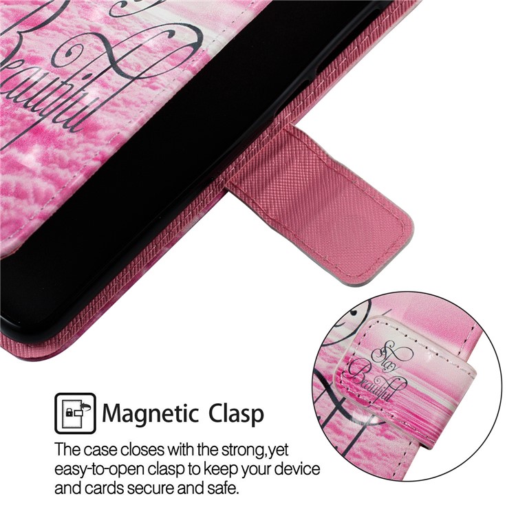 Light Spot Decor Pattern Leather Phone Shell for Huawei Y9 (2019) / Enjoy 9 Plus (China) - Stay Beautiful-7