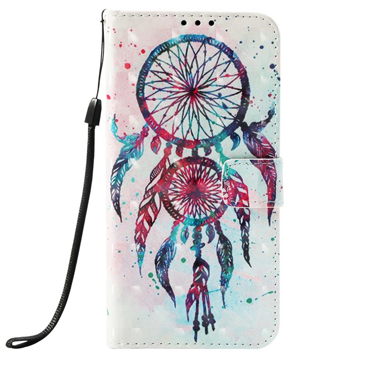 Light Spot Decor Pattern Leather Flip Cover for Huawei Y9 (2019) / Enjoy 9 Plus (China) - Dream Catcher-2