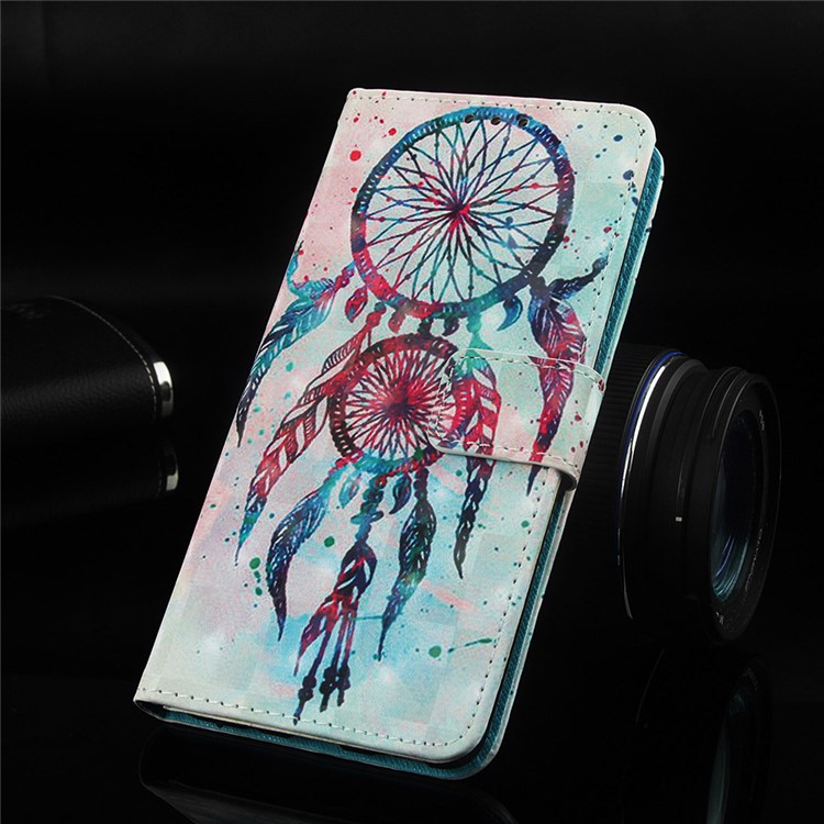 Light Spot Decor Pattern Leather Flip Cover for Huawei Y9 (2019) / Enjoy 9 Plus (China) - Dream Catcher-8