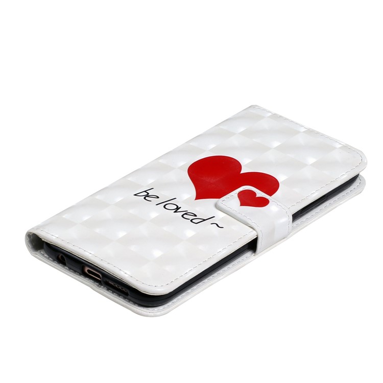 Embossing Pattern PU Leather Protective Cover for Huawei P20 Lite / Nova 3e (China) - Be Loved-5