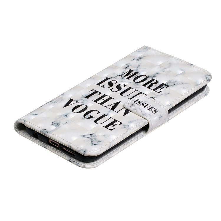 Embossing Pattern PU Leather Protective Shell for Huawei P20 Lite / Nova 3e (China) - More Issues Than Vogue-5