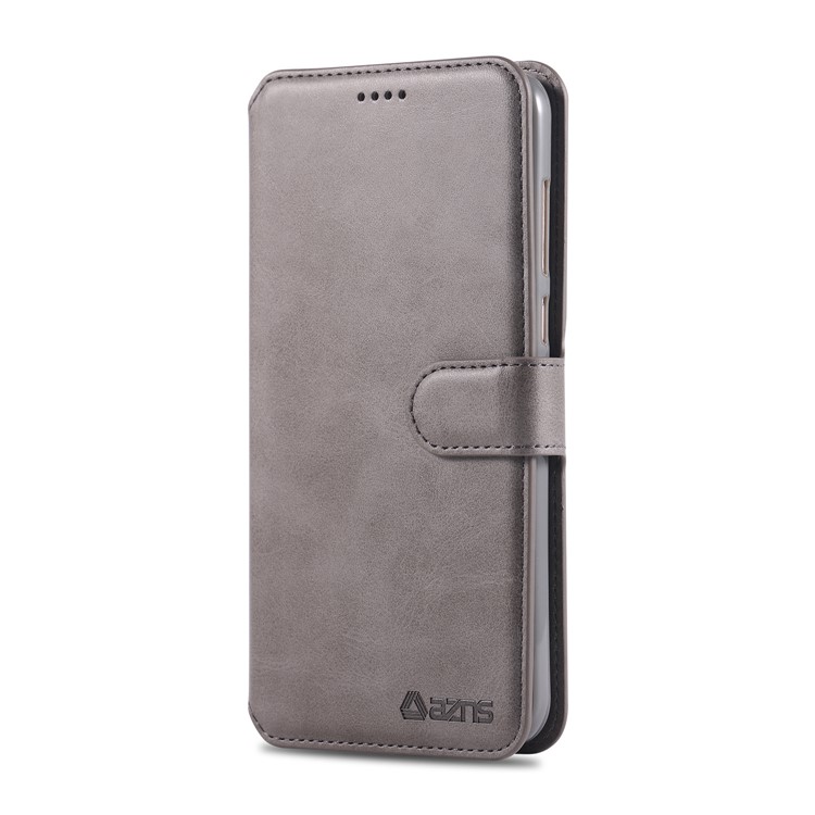 AZNS Wallet Leather Stand Cover for Huawei Mate 10 Lite / Maimang 6 - Grey-2