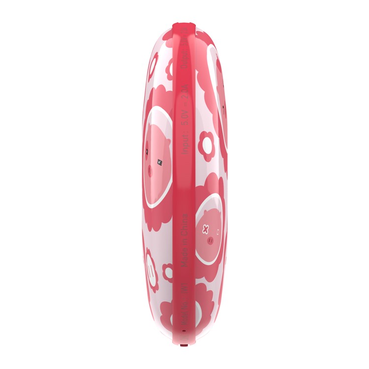 MOMAX iWarmer Pig Pattern Color Change Rechargeable 3600mAh Pocket Hand Warmer Power Bank-9