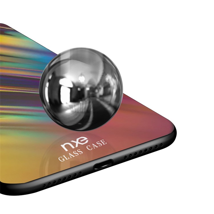 NXE Series Pattern Printing Glass Phone Cover for Huawei Mate 20 Pro - Style B-5