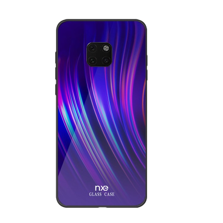 NXE Pattern Printing Glass Phone Shell for Huawei Mate 20 Pro - Style C-1