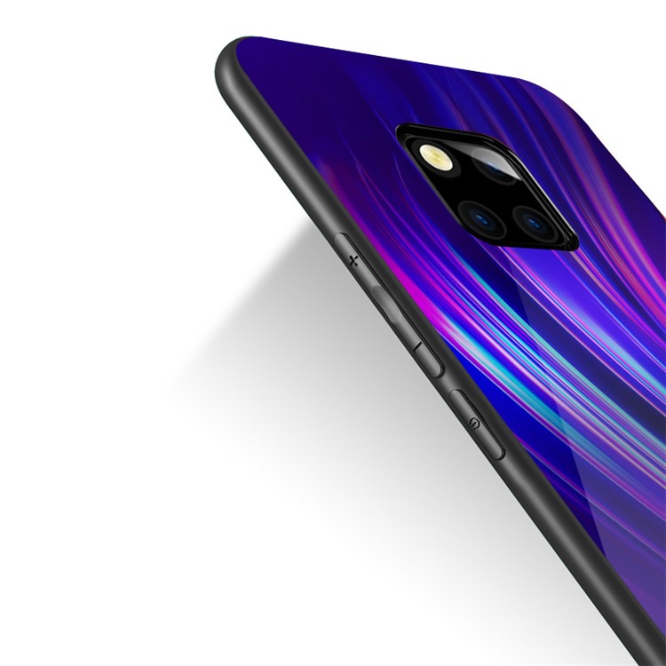 NXE Pattern Printing Glass Phone Shell for Huawei Mate 20 Pro - Style C-3