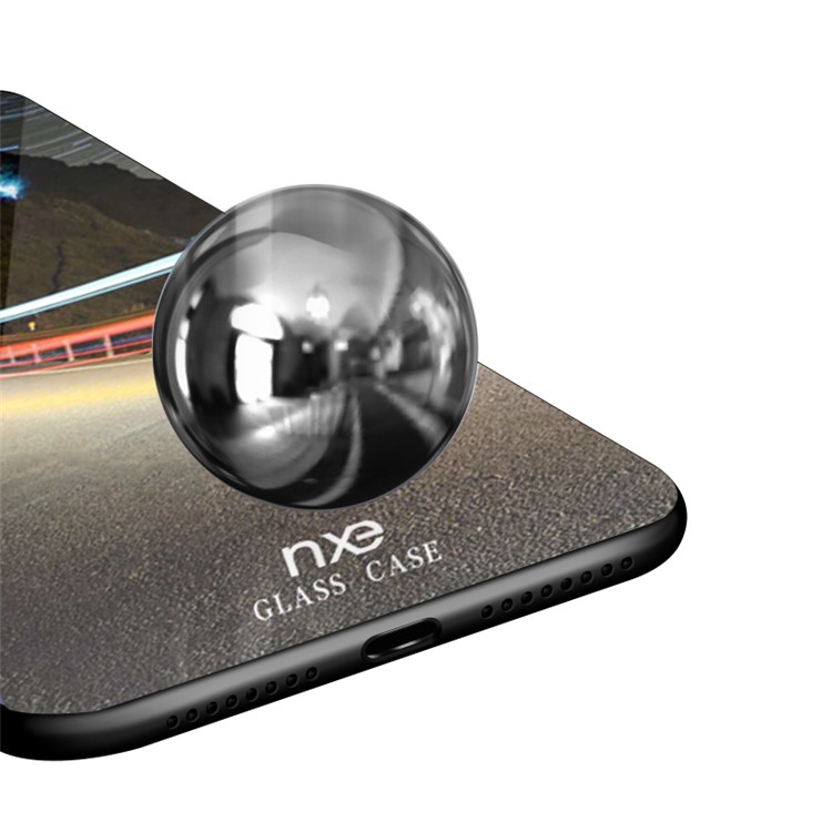 NXE Galaxy and Road Series for Huawei Mate 20 Pro Patterned 9H Glass + TPU Mobile Case - Style B-2