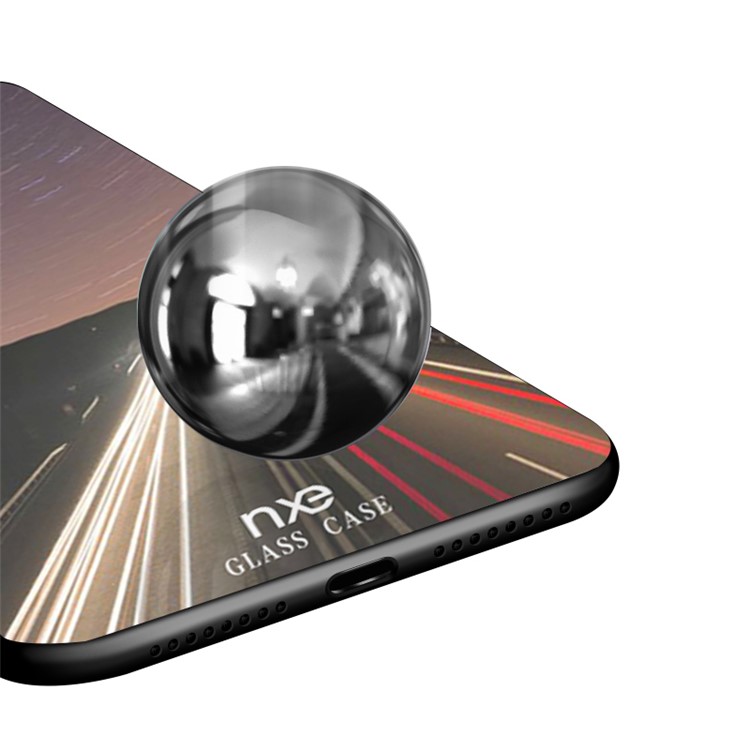 NXE Galaxy and Road Series for Huawei Mate 20 Pro Patterned 9H Glass + TPU Mobile Phone Casing - Style C-2