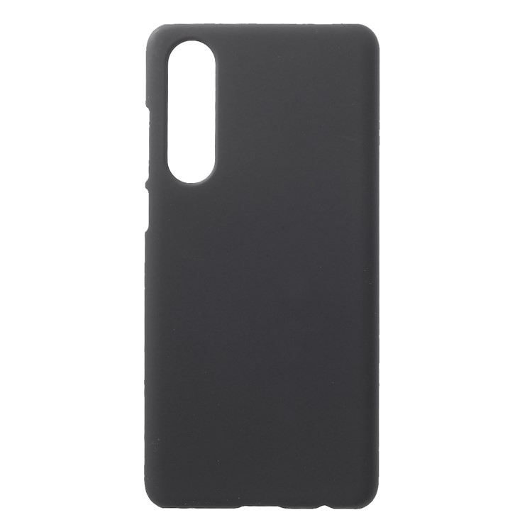 Case de Teléfono Duro de Plástico de Goma Para Huawei P30 - Negro