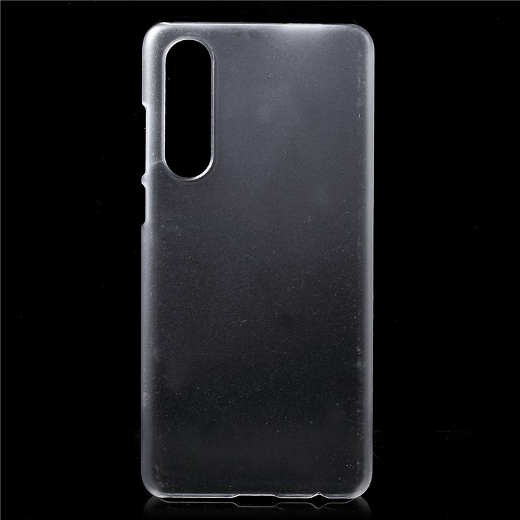 Rubberized Plastic Hard Cellphone Casing Shell for Huawei P30 - Transparent-1