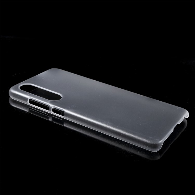 Rubberized Plastic Hard Cellphone Casing Shell for Huawei P30 - Transparent-2
