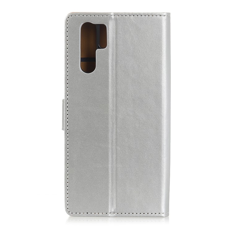 Wallet Leather Stand Phone Case for Huawei P30 Pro - Silver-2