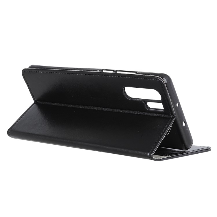 Crazy Horse Leder Geldbörse Tasche Für Huawei P30 Pro - Schwarz-5