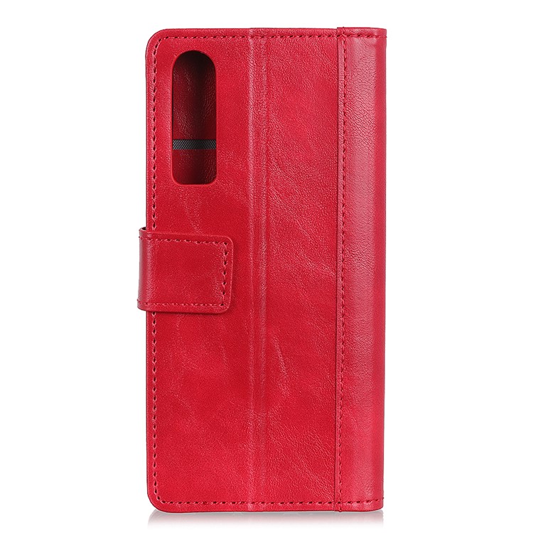 Rivet Decor PU Leather Phone Cover with Stand for Huawei P30 - Red-3
