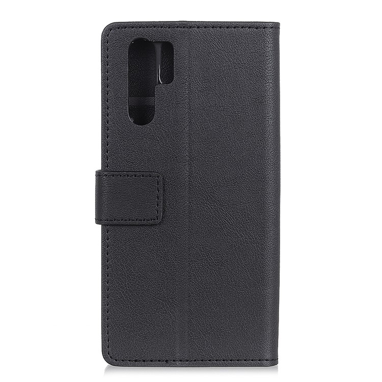 PU Leather Magnetic Stand Wallet Protective Case for Huawei P30 Pro - Black-2