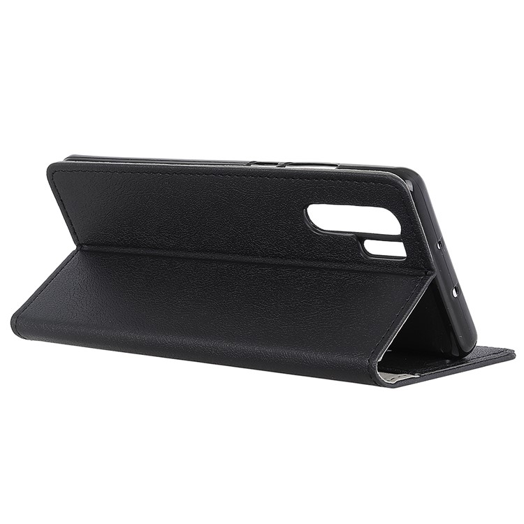 PU Leather Magnetic Stand Wallet Protective Case for Huawei P30 Pro - Black-6