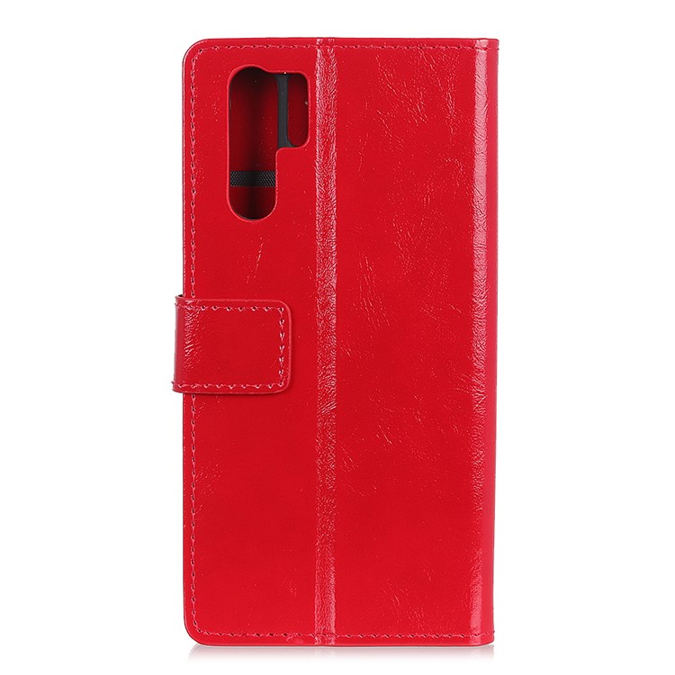 Crazy Horse Magnetic Stand Wallet PU Leather Protective Shell for Huawei P30 Pro - Red-2