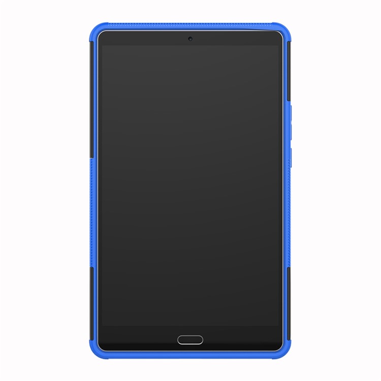 Maletín Híbrido Antideslizante PC + TPU Con Pie De Apoyo Para Huawei Mediapad M5 8 (8.4 Pulgadas) - Azul-4