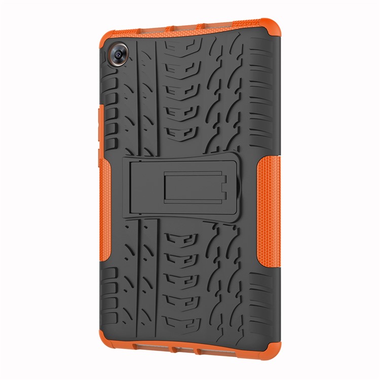 Anti-slip-pc + Tpu-combo-cover-hülle Mit Kickstand Für Huawei MediaPad M5 8 (8,4 Zoll) - Orange-3