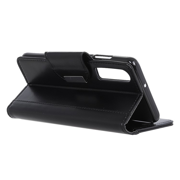 Todos Los Protectores Redondos 3 Ranuras Para Tarjetas PU Funda De Cuero Para Huawei P30 - Negro-7