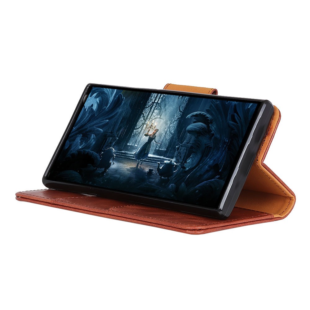 Crazy Horse Split Leather Wallet Protection Shell for Huawei P30 Pro - Brown-7